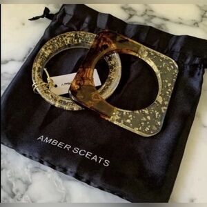 Amber Sceats Hart & Sahi Bracelet Set Gold Flecks NWT